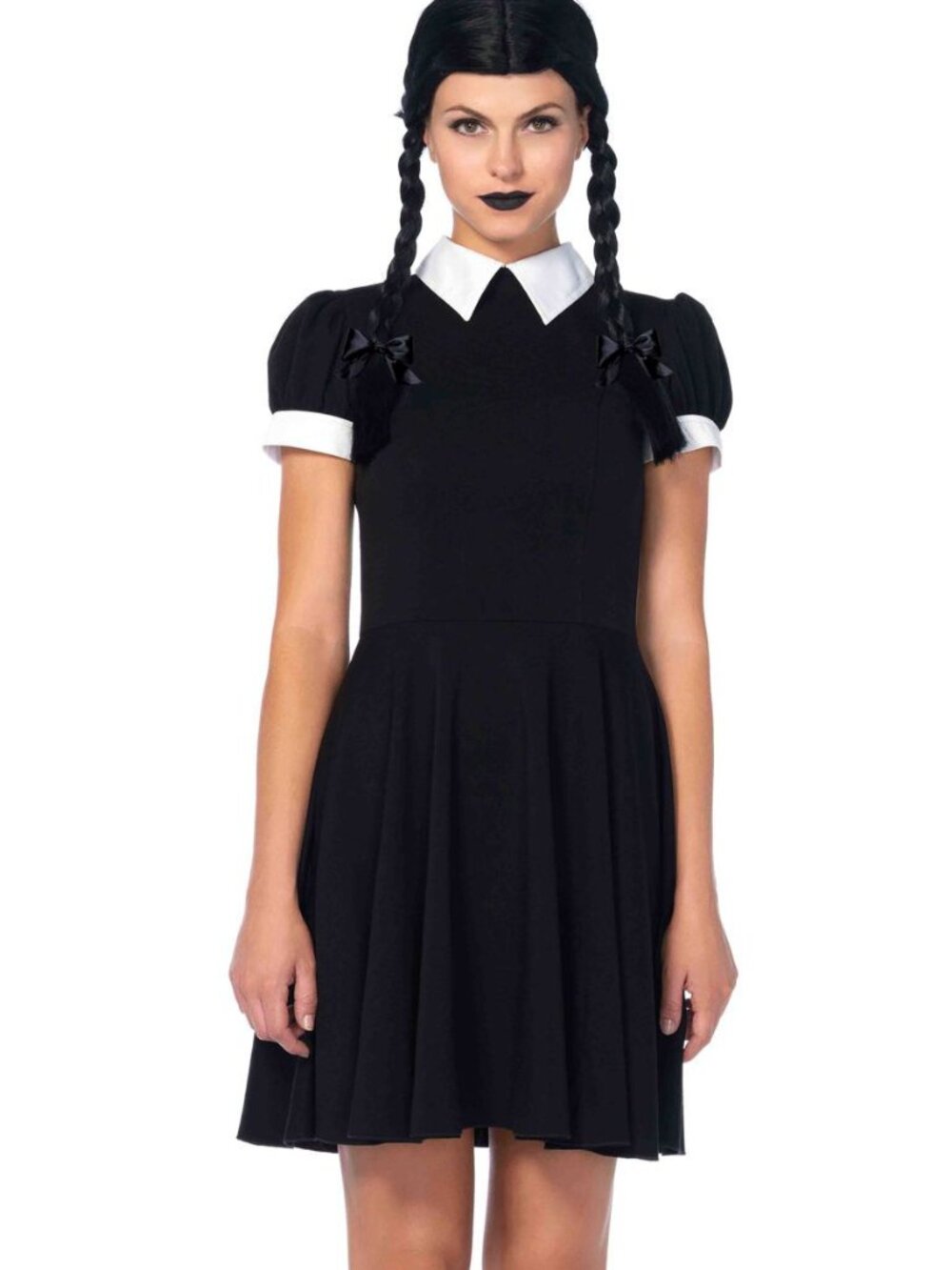 Spooky Doll Wednesday Addams Dress Gothic Whimsigoth Halloween Medium